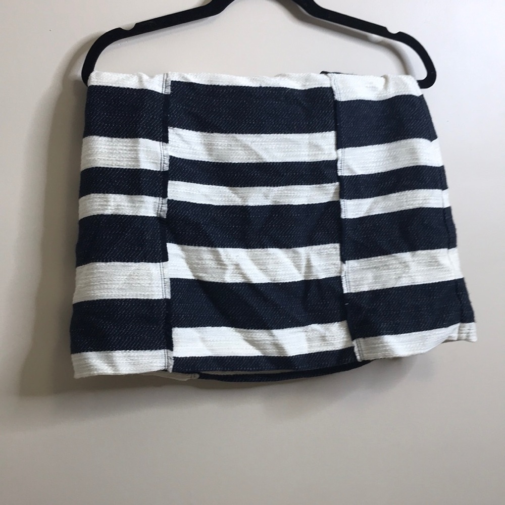 loft stripped skirt